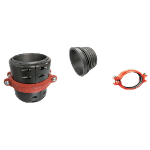 Large Diameter Grooved Hose Coupling Set  (without Victaulic clamp) Hard Anodizing